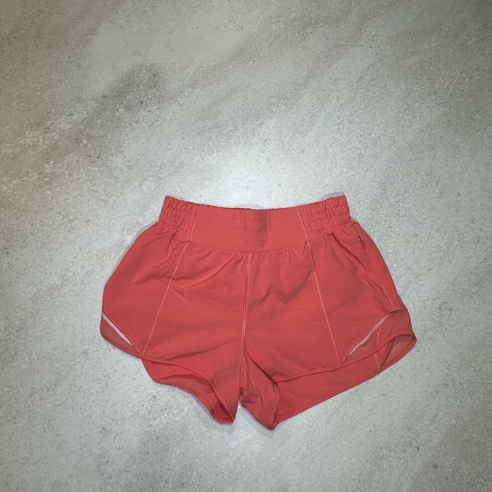 Lululemon Pink Hotty Hot High Rise 2.5’ Shorts